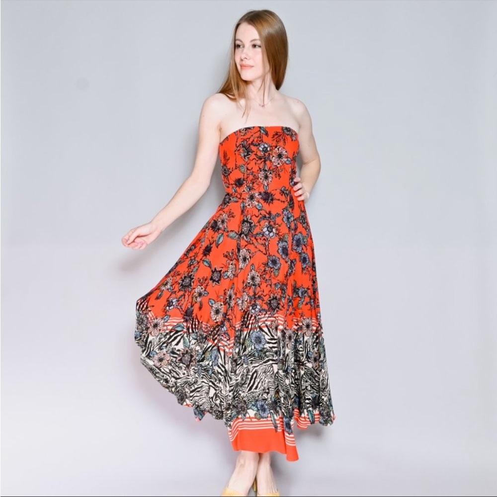 FREE PEOPLE MIDI Sundress Size 2 NWOT